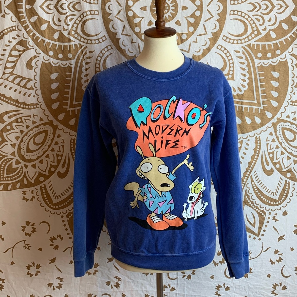 Nickelodeon Blue Long Sleeve Sweater